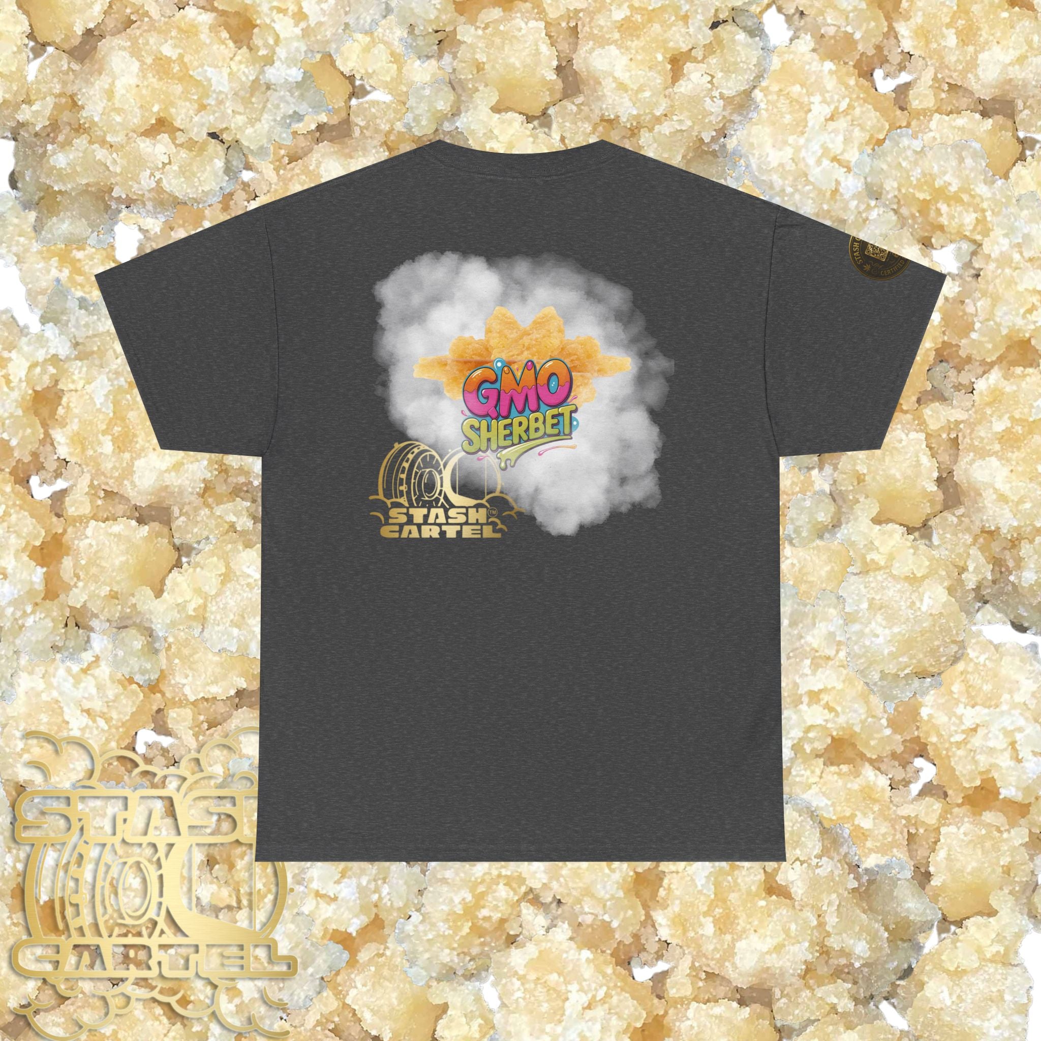 GMO Sherbet AOP Unisex T-Shirt Medium